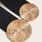 Dames vintage elastische riem met gouden gesp