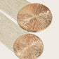 Dames vintage elastische riem met gouden gesp