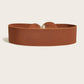 Dames vintage elastische riem met gouden gesp