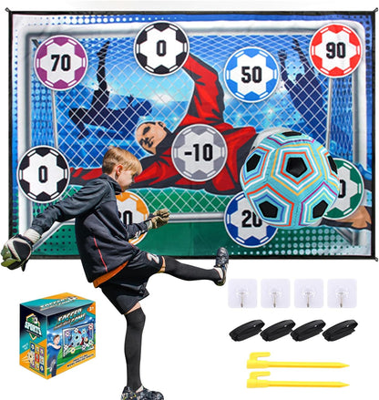 ✨ Voetbalset voor kinderen — Authentieke ervaring, veilig en draagbaar, geschikt voor binnen en buiten! ✨