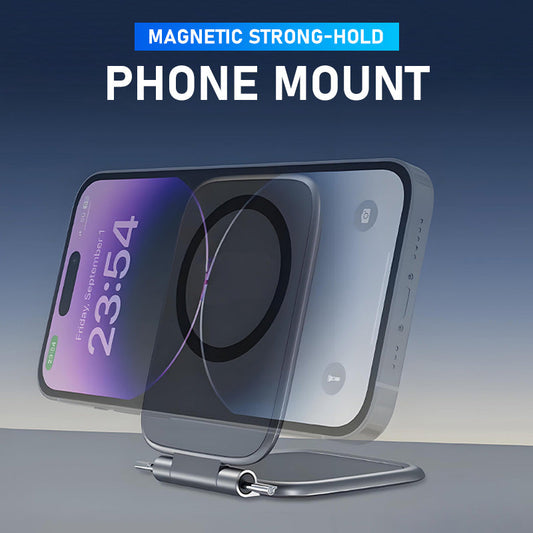 ✨Magnetische telefoonhouder met sterke houdkracht — kleeft als een magneet, staat als een rots!📱⚡