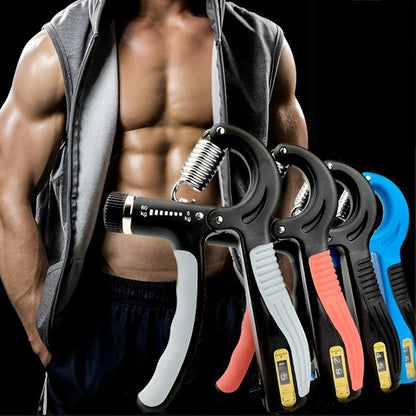 ✨ Verstelbare polstrainer met teller — Draagbaar, multifunctioneel ontwerp om u te helpen optimale resultaten te behalen op het gebied van handfitness! ✨