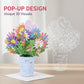 🌹3D pop-up boeket wenskaart✨