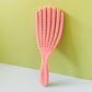 Holling out straight hair fluffy comb