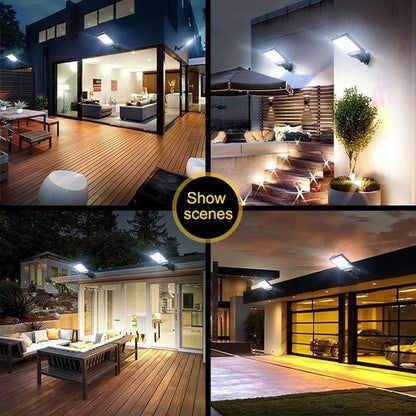 SolarBright™ 800W Solar LED Verlichtingssysteem - Draadloos & Bewegingssensor met 16 Uur Werktijd