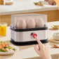 🍳50% KORTING💨 Multifunctionele eierkoker met doorzichtig deksel – koken, pocheren of omelet maken✨