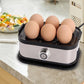 🍳50% KORTING💨 Multifunctionele eierkoker met doorzichtig deksel – koken, pocheren of omelet maken✨