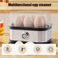🍳50% KORTING💨 Multifunctionele eierkoker met doorzichtig deksel – koken, pocheren of omelet maken✨