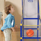 🥳2026 HOT SALE🥳💞50K+ VERKOCHT!🏀🎯 50% KORTING!  Indoor basketbalspel voor kinderen – automatische balterugvoer, stevig & veilig. Inclusief 4 ballen + pomp. Snel opgezet, eindeloos speelplezier! 🧒💨