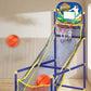 🥳2026 HOT SALE🥳💞50K+ VERKOCHT!🏀🎯 50% KORTING!  Indoor basketbalspel voor kinderen – automatische balterugvoer, stevig & veilig. Inclusief 4 ballen + pomp. Snel opgezet, eindeloos speelplezier! 🧒💨