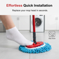 🔥50K+ VERKOCHT⏰ KOOP 2 KRIJG 3 GRATIS🧹 Chenille spinmop vervangdoek, zuigt haren en vocht moeiteloos op