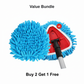 🔥50K+ VERKOCHT⏰ KOOP 2 KRIJG 3 GRATIS🧹 Chenille spinmop vervangdoek, zuigt haren en vocht moeiteloos op