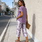 👚 NU 55% KORTING! 🔥 Casual set bestaande uit een tuniek met ronde hals en meerdere lagen, gecombineerd met een wijde broek – zwierig model, zachte stof en perfect voor elke dag 🌸