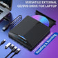 💽7-in-1 externe dvd-drive met USB 3.0 Type-C