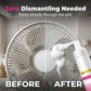 Ventilatorreinigingsspray die niet hoeft te worden afgespoeld
