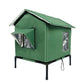 🐈 57% KORTING – Verhoogd Kattenhuis voor Buiten | Waterdicht, Geïsoleerd & Beschermd tegen Weer en Wind 🌧️✨