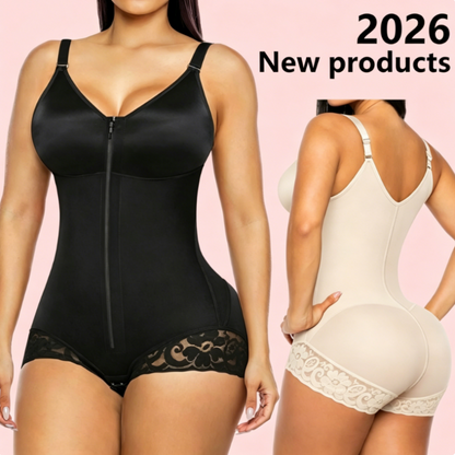 👙 60% KORTING! ✨ Buikweg-Vormgevende Bodysuit – Taillecontrole, Billen Lifting & Sterke Compressie, Figuurvriendelijk Ook In Grote Maten 👗