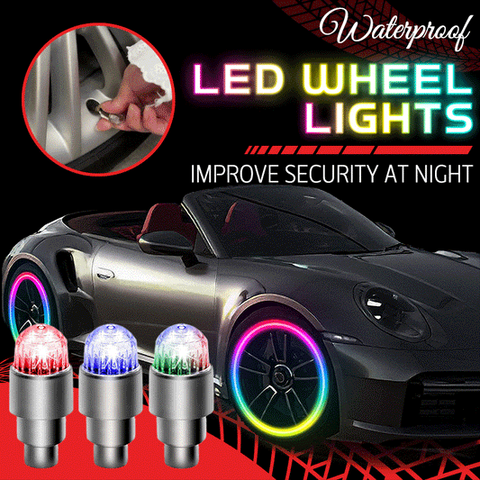 LED Ventiellichten voor Auto & Fiets | Waterdicht | Automatisch Knipperend bij Beweging | Verhoogt Veiligheid