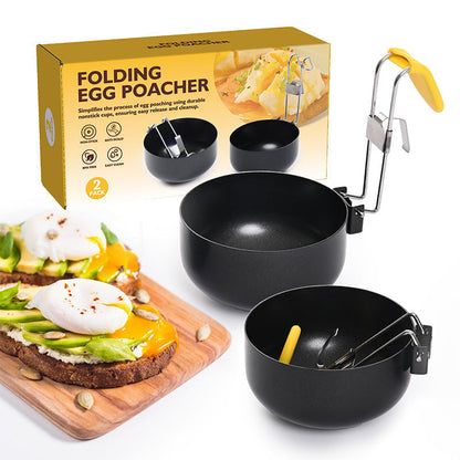 🥚✨ Opvouwbare Eierpocheervorm – Perfecte Gepocheerde Eieren Maken Zonder Gedoe