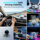 📱 RGB Autotelefoonhouder ✅ Automatisch vastklemmen & Draadloos opladen | Veilig éénhandig rijden 🚗
