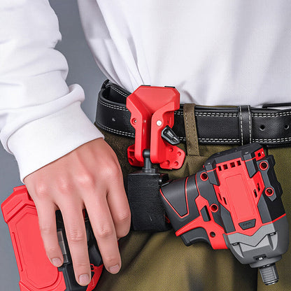 Draagbaar zelfsluitend holster voor elektrisch gereedschap