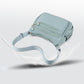 Lichtgewicht nylon crossbodytas met meerdere vakken