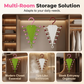 ⏰🎁Multifunctioneel V-vormig dubbelzijdig opbergrek met hangers