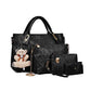 💥 50% KORTING 👜Veelzijdige handtassenset, ruim interieur voor werk & uitjes✨