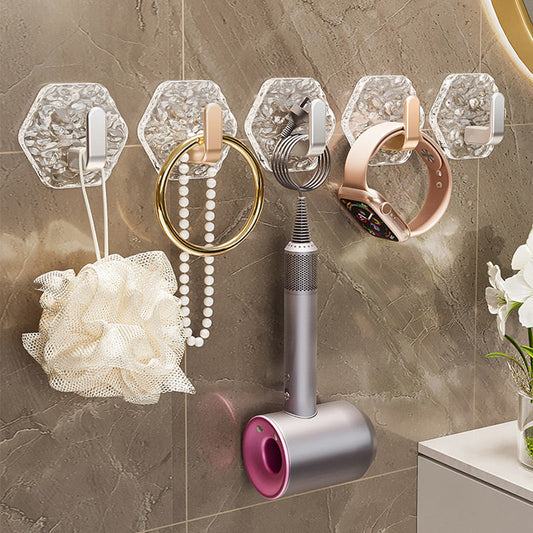 🔩🏠 Zelfklevende L-Vorm Haken (5 stuks) – Sterk, Waterbestendig & Zonder Boren