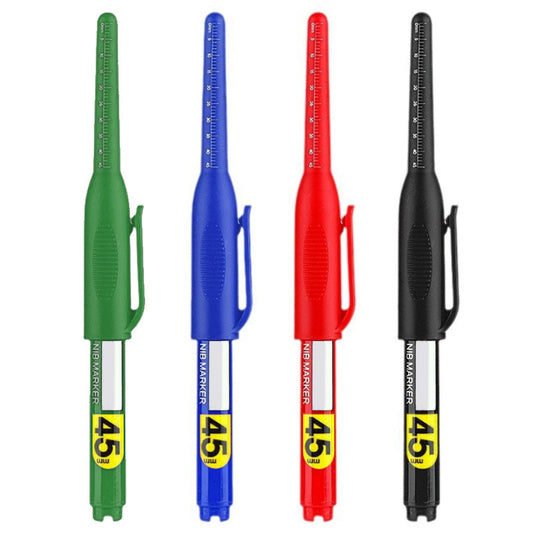 🎯📏 50% KORTING! Extra-lange diep-gatmarker – reikt tot 25 mm, olie-inkt, waterbestendig & sneldrogend. Markeert hout, tegels, metaal, glas. Onmisbaar voor timmerlieden & tegelzetters!
