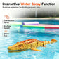 2.4G RC Mosasaurus zwemspeelgoed met spray