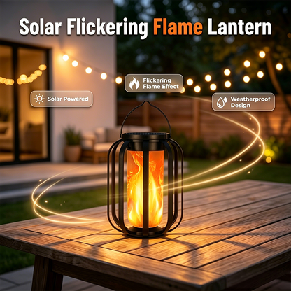 🔥 50% KORTING 🔥 Zonne-energie Vlamlamp – Realistisch Flikkerend Vuurlicht voor Tuin en Terras