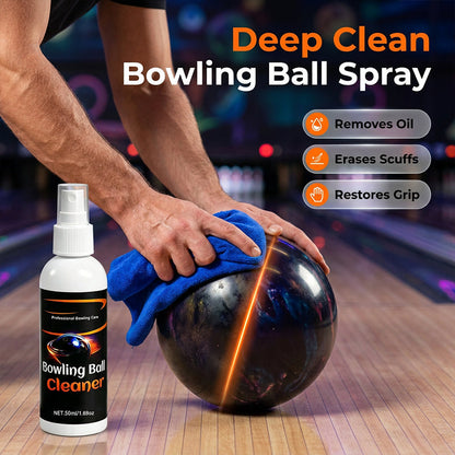 🥳HETE UITVERKOOP 2026🥳💞Meer dan 50.000 verkocht!🎳💪 50% korting! Professionele bowlingbalreiniger – Verwijdert direct baanolie. Inclusief hoogwaardige doek. Zorgt ervoor dat je bal als nieuw blijft presteren! ✨