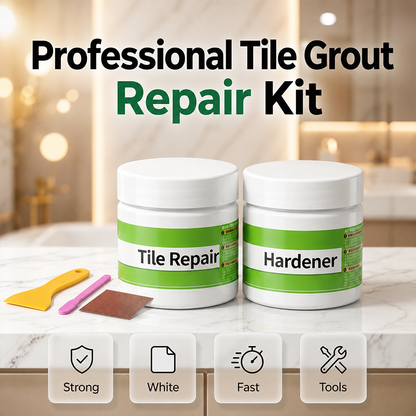 ile Voegreparatieset – Verwijder scheuren, herstel de glans 🧱✨ Professionele reparatie in enkele minuten – geen speciale vaardigheden nodig, geen rommel, gewoon perfecte resultaten! 🛠️💎