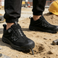 🥾🛡️ 50% KORTING! Stop met het strikken van veters die na 5 minuten loshangen! Deze werkschoenen met stalen neus, doorstikbestendige zool en draaivetersluiting zitten als gegoten, beschermen tot 200 J, en je trekt ze aan zonder ooit te bukken!