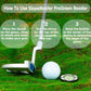 ❄️Zomerfresh 50% Korting!⛳Golf Green Reader met Waterpas – Magnetische Balmarker voor Betere Puttinglijn en Hellinglezing