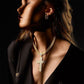 Full Rhinestone Hip-hop Bold Cross Pendant Necklace