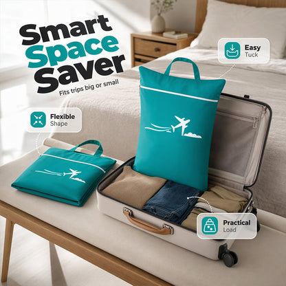 🏠 Extra Grote Waterdichte Opbergtas – Perfect Voor Wasgoed, Reizen & Verhuizen