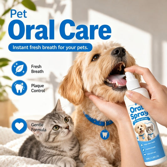 🐾 Mondverzorgingsspray voor Honden & Katten – 100 ml