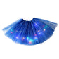 ✨ LED Verlichte Pailletten Tutu Rok – Sterren Mesh Prinsessenrok voor Meisjes en Volwassenen ✨