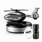 🚁 Autogeurdiffuser met Roterende Helikopter op Zonne-energie