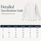 Dames Casual Top met Kanten Lange Mouwen en V-hals