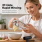 Premium knoflookpers met zachte, ergonomische easy-squeeze handgreep