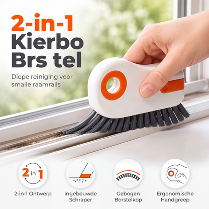🔥 1 + 1 gratis 🧼 De ultieme 2-in-1 walvisborstel met afneembare schraper — reinigt nauwkeurig, laat geen krassen achter op het raamkozijn en maakt een einde aan vlekken op het raamkozijn