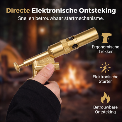 🔥 Professionele Butaanbrander – Krachtige Koper-Zink Toorts voor Grillen & Koken | Nu Bestellen! 🔥