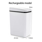 🚀 Slimme Prullenbak met Infraroodsensor 49L (13 gallon) – Voorkom Aanraken, Automatisch Openen en Zachtjes Sluiten, Perfect voor Badkamer en Keuken 🚿🧼