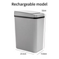 🚀 Slimme Prullenbak met Infraroodsensor 49L (13 gallon) – Voorkom Aanraken, Automatisch Openen en Zachtjes Sluiten, Perfect voor Badkamer en Keuken 🚿🧼