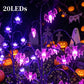 Waterdichte Halloween Pompoen Solar Takverlichting