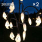 Waterdichte Halloween Pompoen Solar Takverlichting
