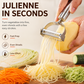 2-in-1 RVS Dunschiller en Juliennesnijder